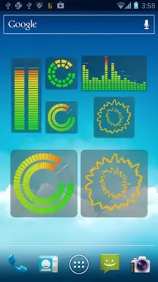 Music VU Visualizer Widgets android App screenshot 2